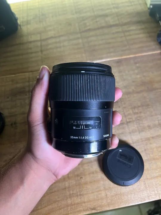 Lente Sigma 35mm 1:1.4 DG 67 para Câmeras DSLR - Foto 2