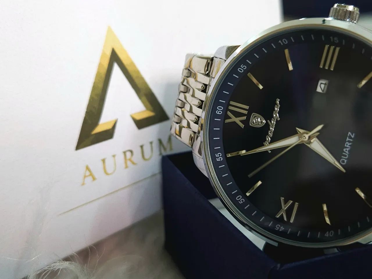 Aurum - Relógio Poedagar - Foto 3