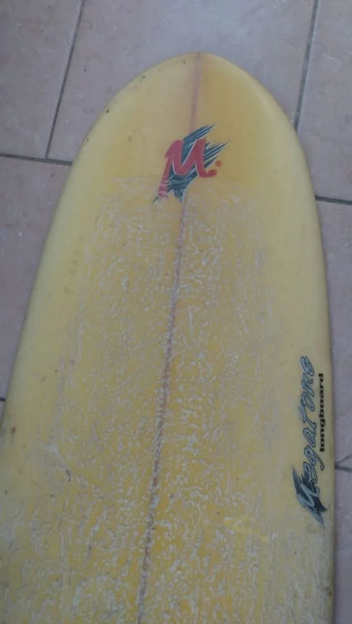 Prancha longbord 9"com capa  e kinhas e laches