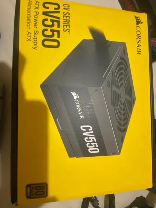 Fonte Corsair CV550 550W 80 Plus Bronze(QUEIMADA)