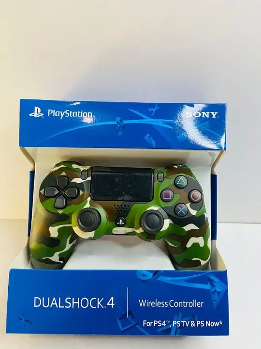 Controle ps4 verde camuflado - Foto 3