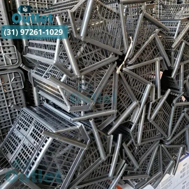 Cestos Plasticos organizador empilhável - Foto 2