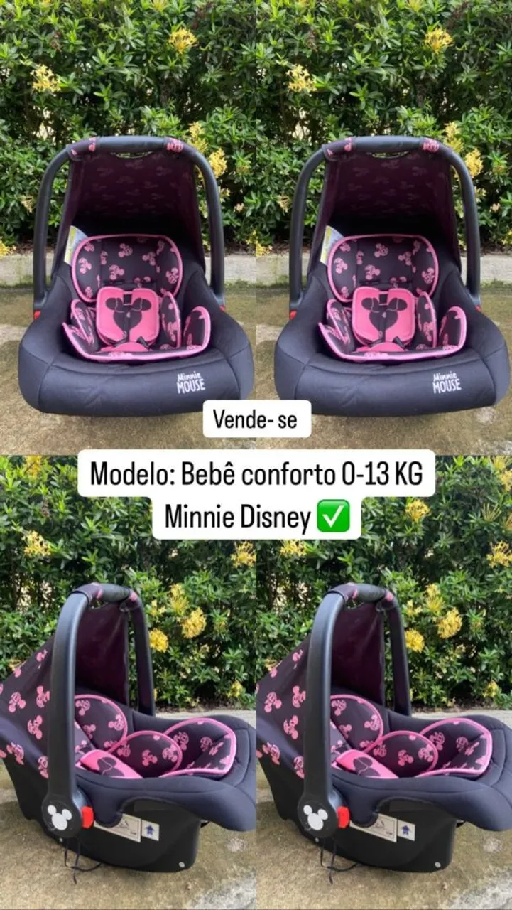 Bebê conforto Minnie Disney