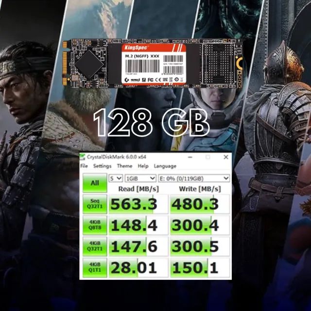 SSD M.2 Sata 128GB - Foto 2