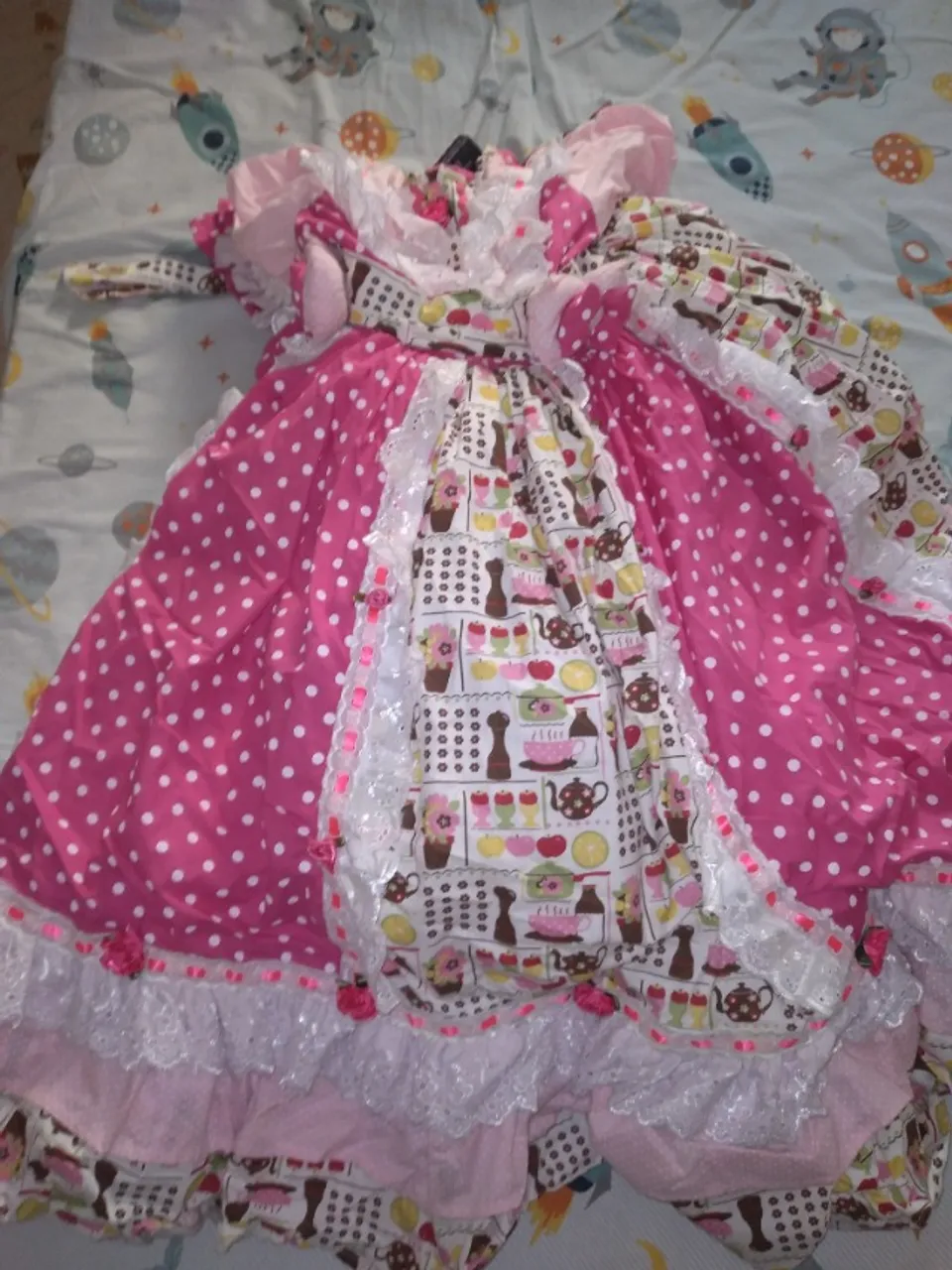 Vestido infantil de São João