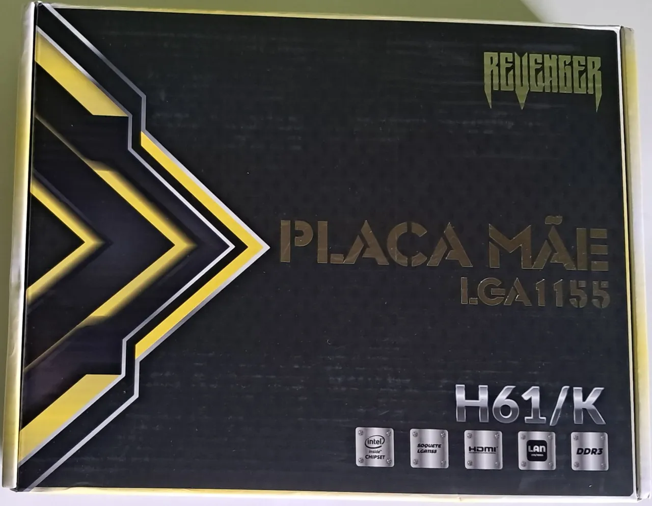 Placa Mãe LGA 1155 H61/K Revenger