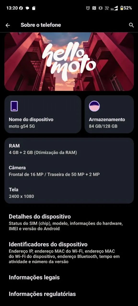 moto g54 5G em ótimo uso  - Foto 3