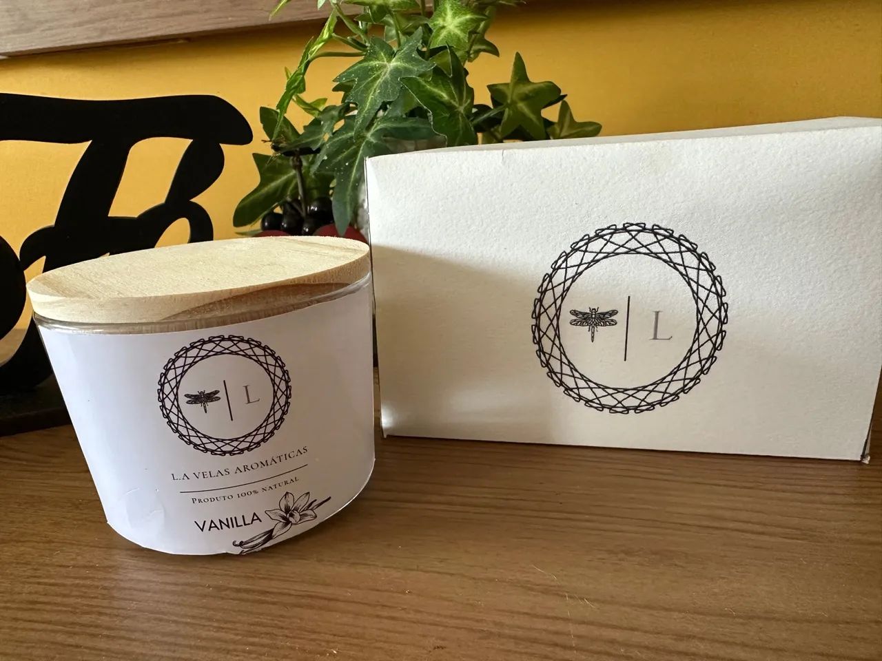 Vela Aromática de  Vanilla - L.A Velas Aromáticas