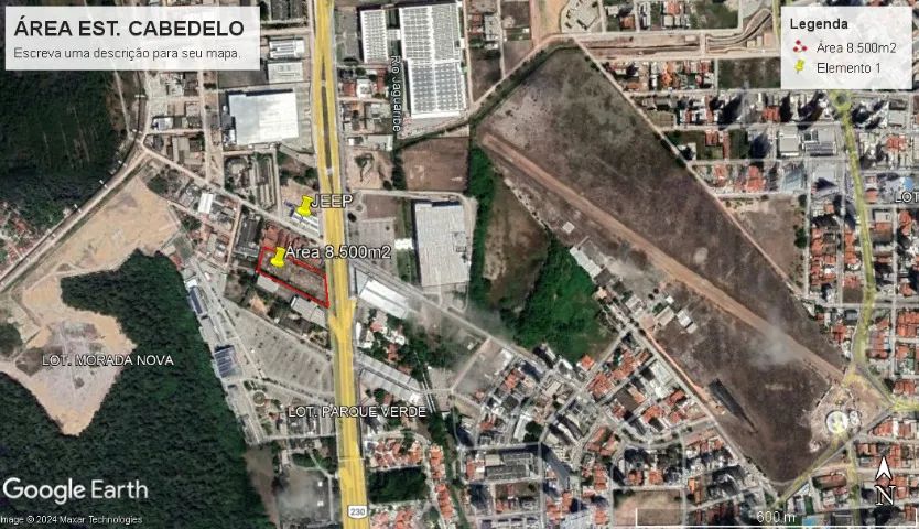 Área com 3.000m2 na Estrada de Cadedelo