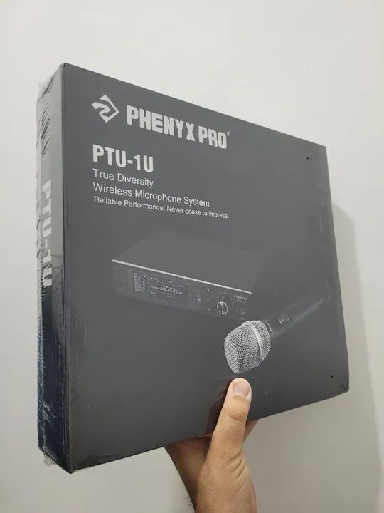 Microfone Profissional Phenyx Pro Sem Fio - Ptu-1u - Novo, na Caixa, Lacrado! - Foto 5