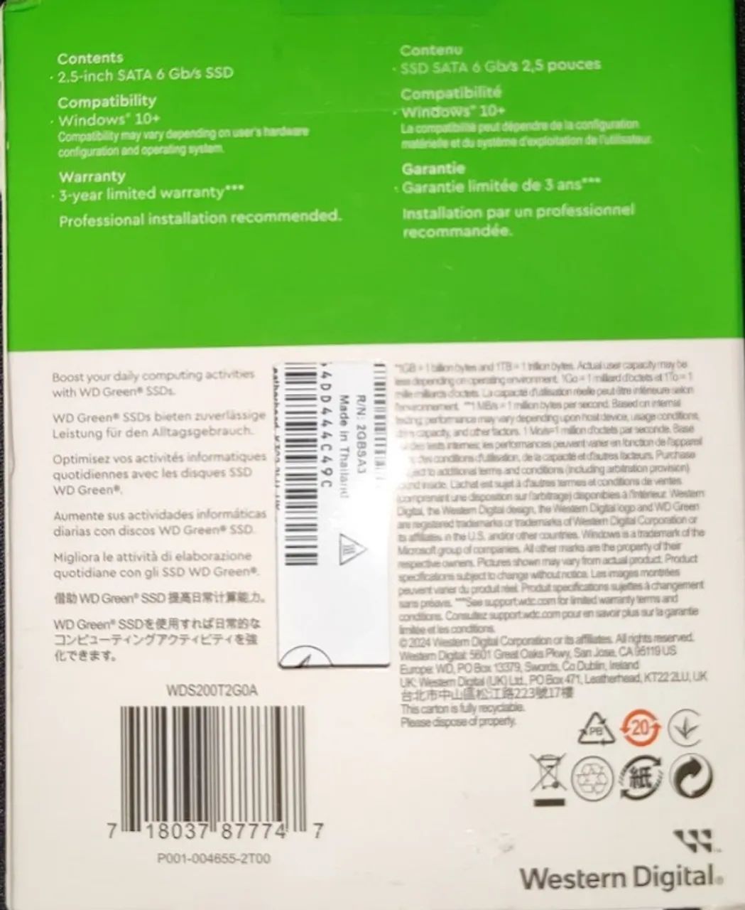 SSD western digital green 2TB - Foto 2