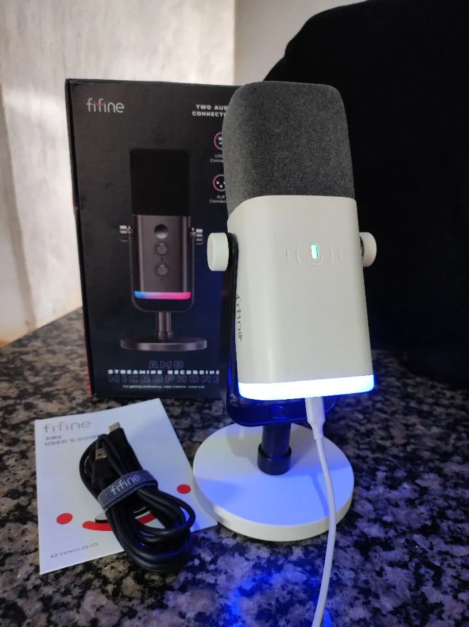 Microfone Fifine Am8 Dinamico