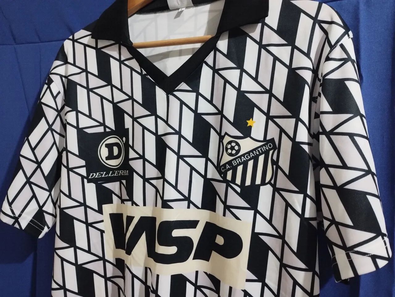 CAMISA BRAGANTINO - MODELO CARIJÓ - 1991 RETRÔ - TAMANHO G<br