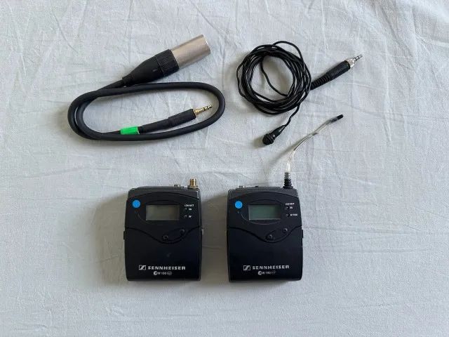 Lapela Sem Fio Sennheiser G3 (Azul)