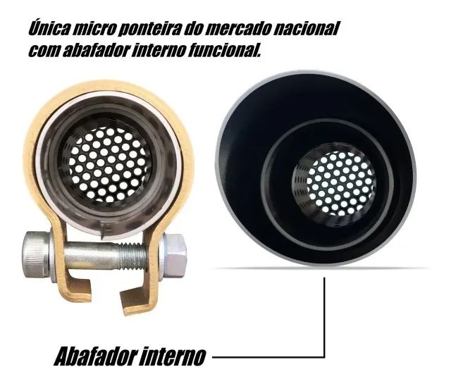 Ponteira de Escape Preto para Royal Enfield Meteor 350 / Classic 350 Novo - Foto 5