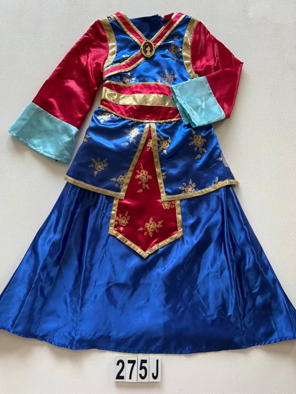 Fantasia Disney Princess Mulan original Disney 4 a 5 anos