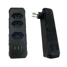 Adaptador de Tomada 3 saídas, 2 USB, 1 Tipo-C BM-8702B - Foto 2