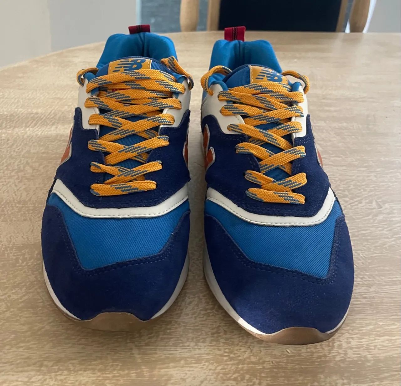 Tênis New Balance 997H Azul e Laranja - Foto 2