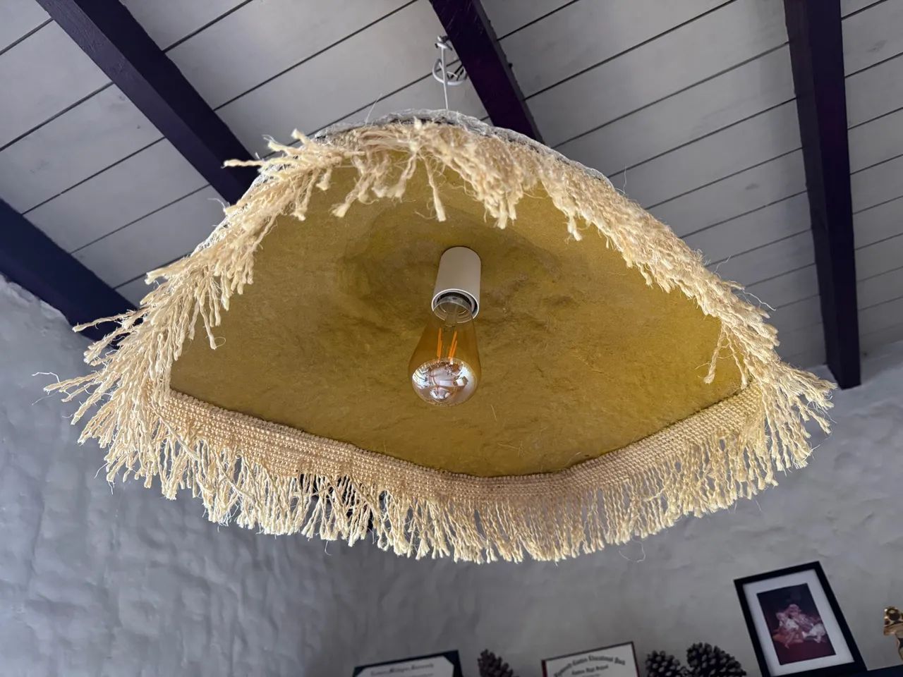 Luminária de teto artesanal - Foto 4