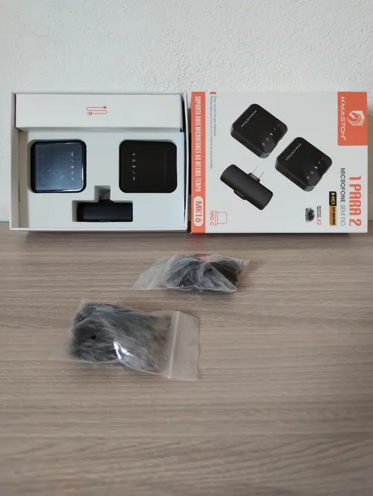 Microfones de lapela sem fio - Foto 2