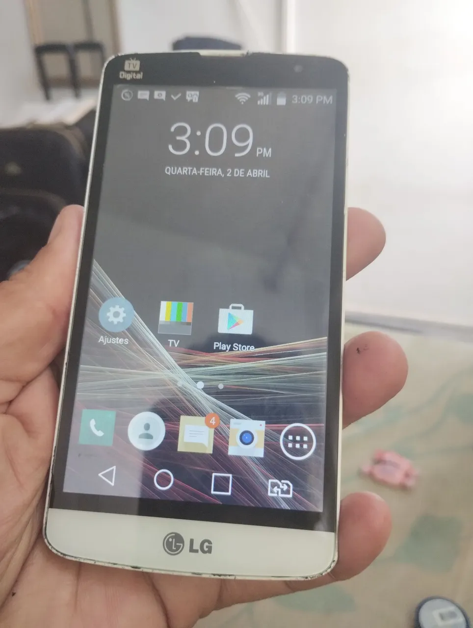 Celular LG com Tv digital sem defeito