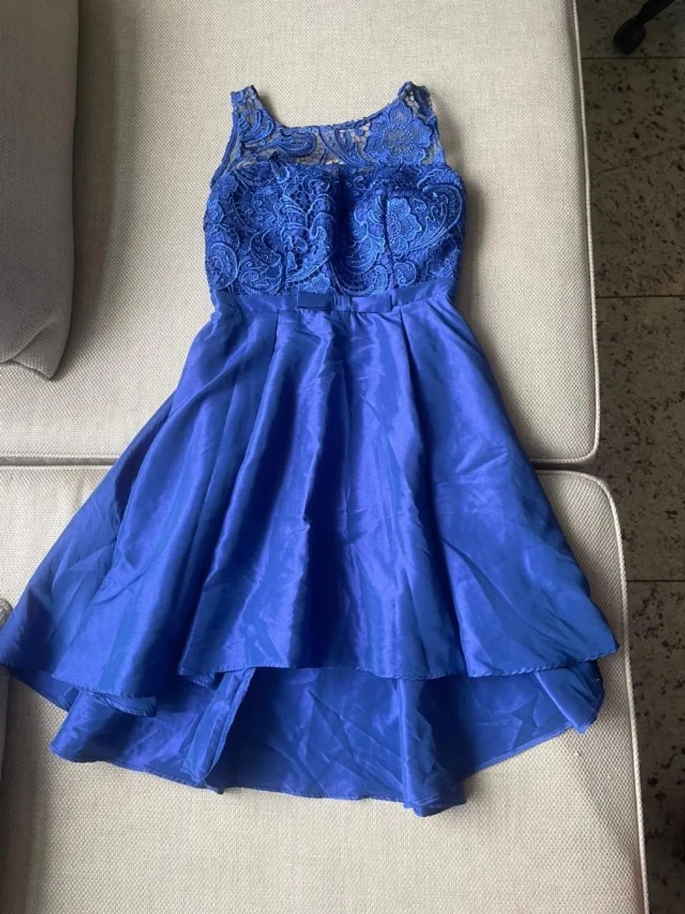 Vestido de festa azul
