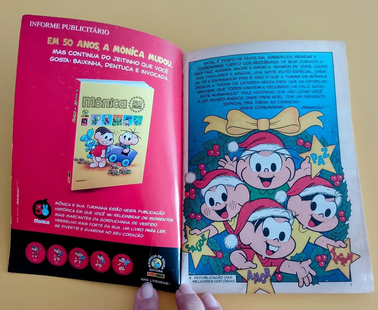 Livro gibi Mônica Especial de Natal  2013 - Foto 2