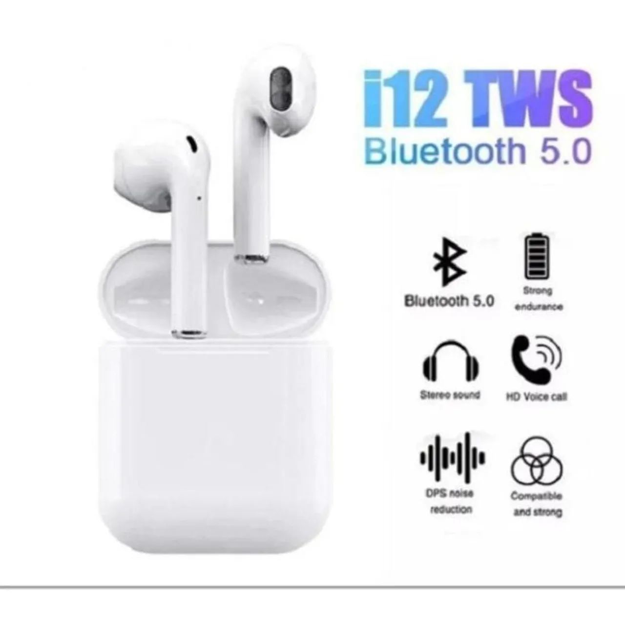 Fone de ouvido bluetooth i12  - Foto 4