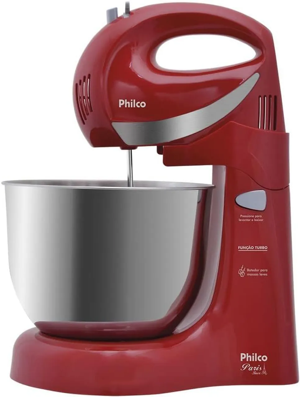 Batedeira Philco Paris Inox Turbo 350W 1 batedor