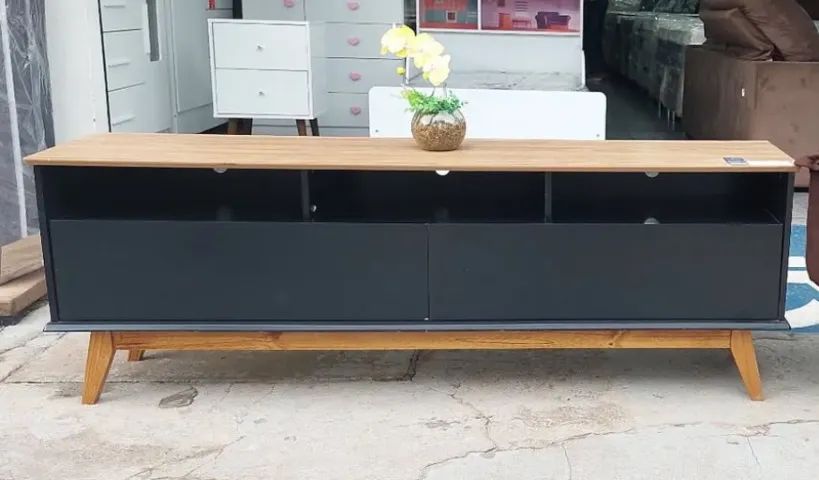 Rack de Tv Preto 