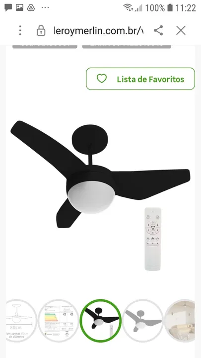 Ventilafor teto