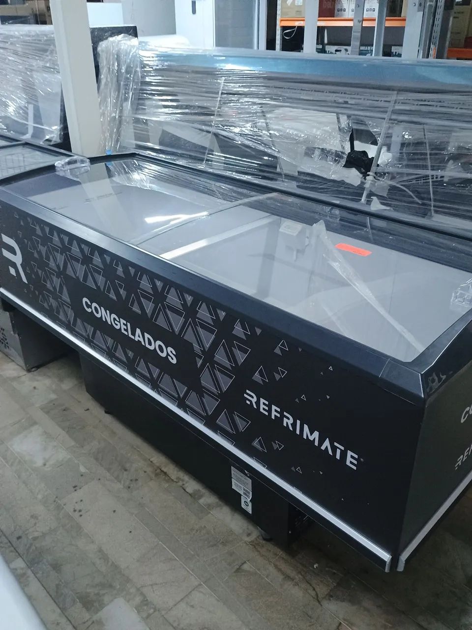 Ilha Refrimate Vidro Curvo 2mt - Novo 