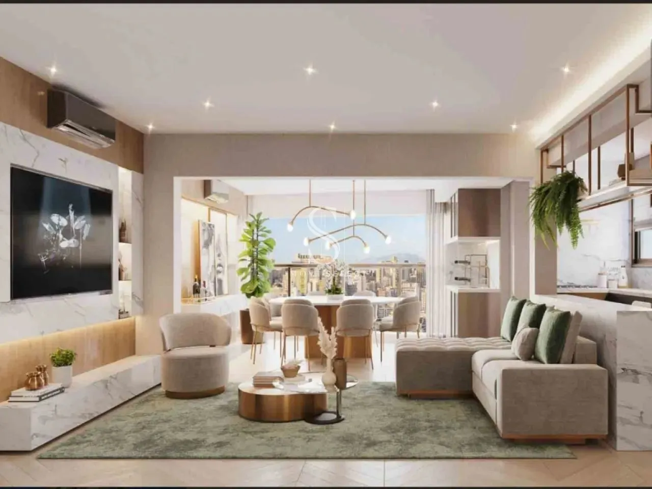 Condomínio Jardim das Perdizes em Água Branca. Apartamento á venda com 136m² 4 Dormitórios