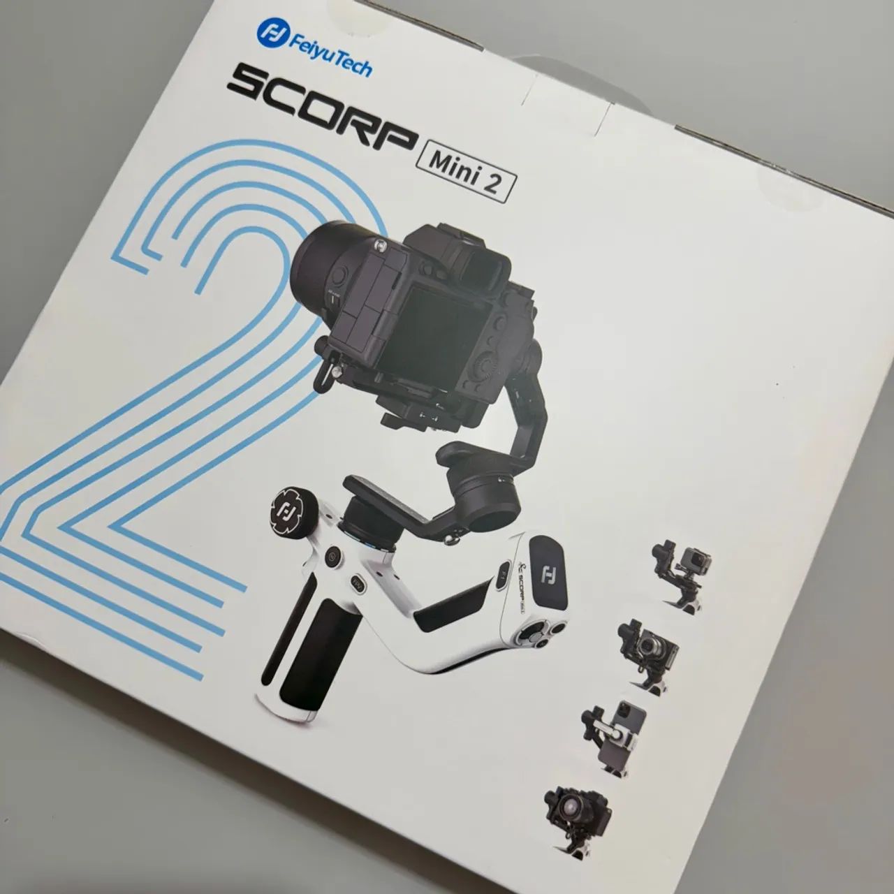 Estabilizador Gimbal FeiyuTech Scorp Mini 2 para Câmera, celular e GoPro - Foto 2