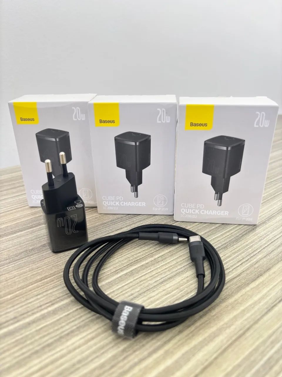 Carregador Baseus PD 20W + Cabo USB-C - Foto 5
