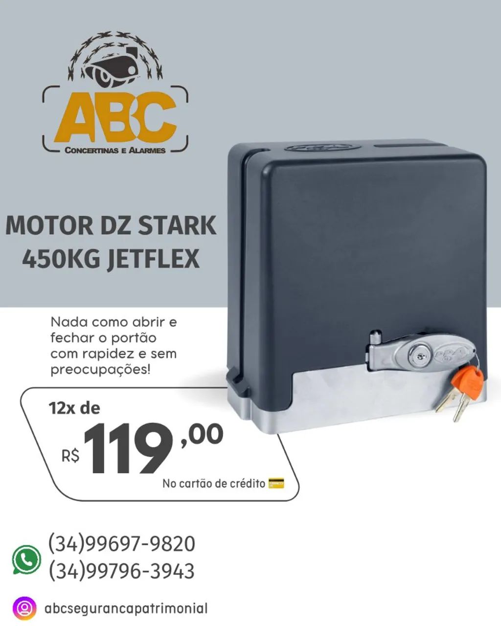 Motor ppa em até 12x nos cartões 
