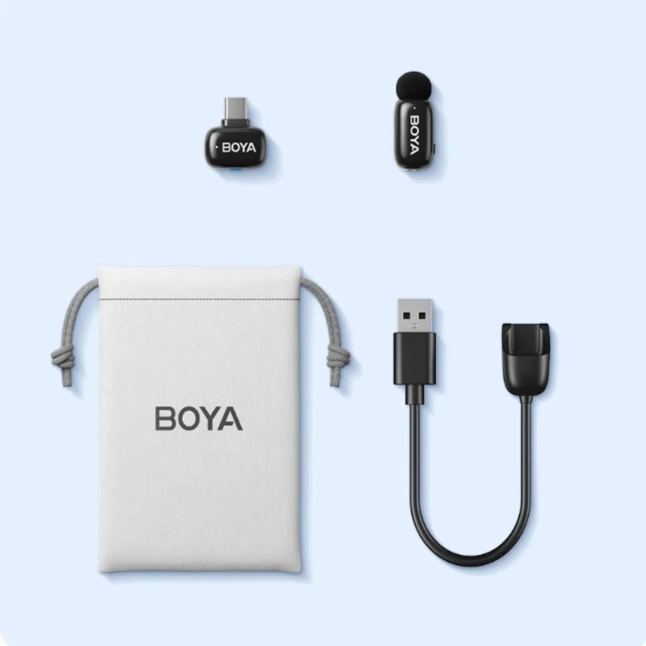 Microfone de Lapela Boya Mini USB-C - Foto 4
