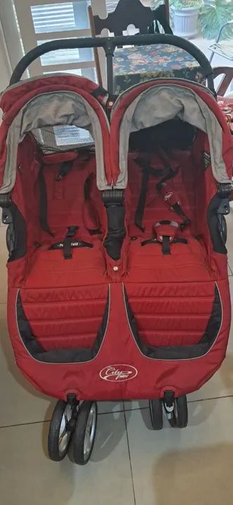 Carrinho de Bebê Duplo City mini Jogger- Usado