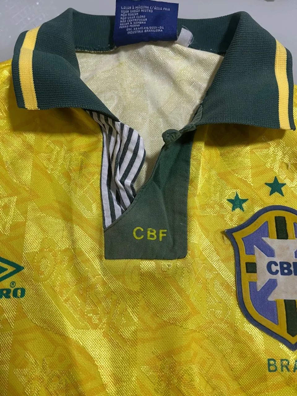 Camisa do Brasil 1993 - Umbro - Original - Foto 2