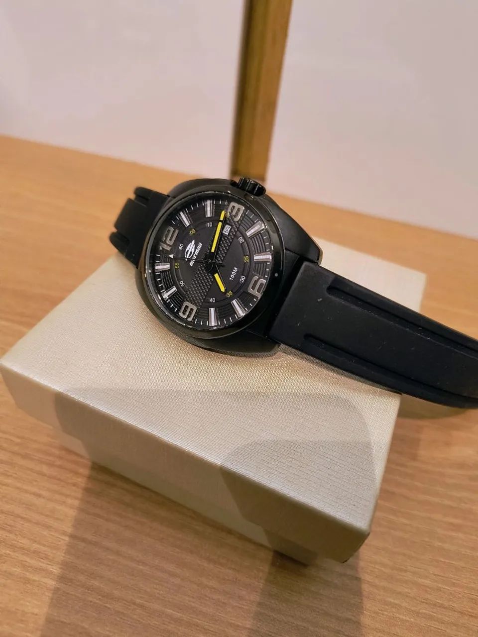 RELOGIO MASCULINO MORMAIL TECHNOS PULSEIRA DE SILICONE QUARTZ - Foto 4