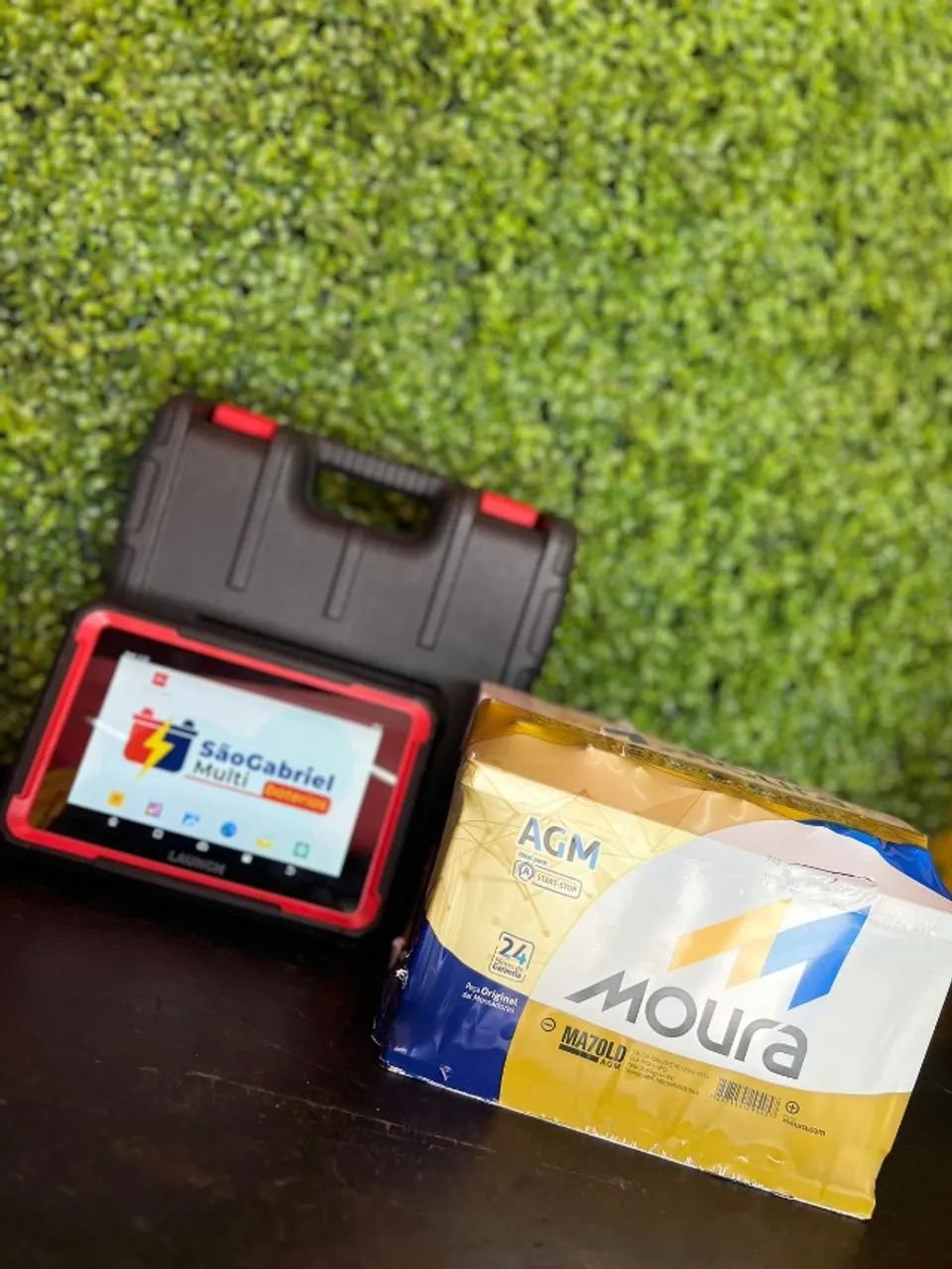 Bateria AGM 70ah Moura 24 meses de garantia