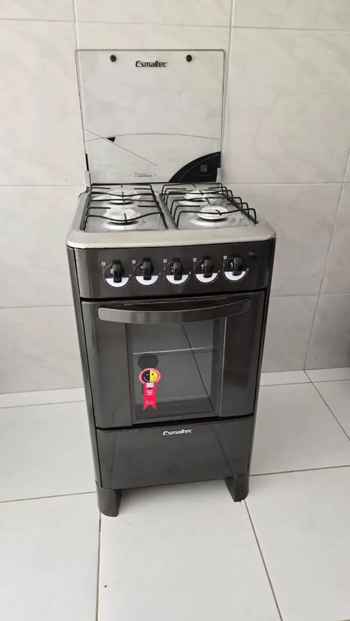FOGÃO DISPONÍVEL MARCA - ESMALTE FUNCIONA PERFEITAMENTE  - Foto 2