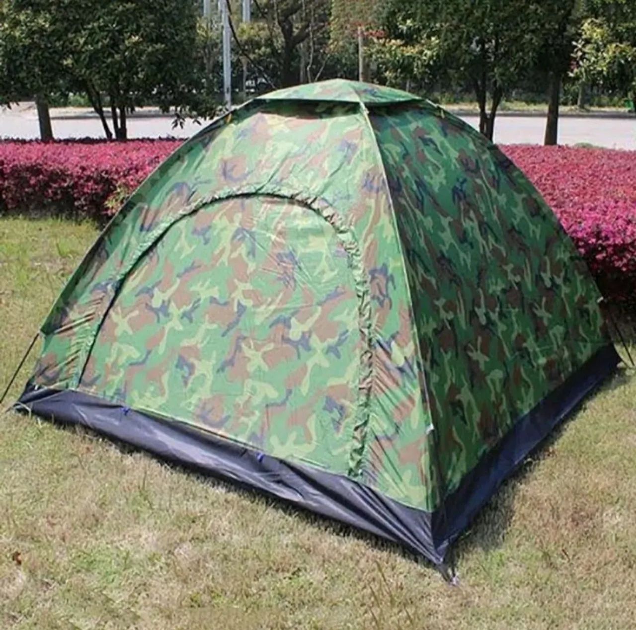 Barraca de Camping Camuflada - Perfeita para Aventura!