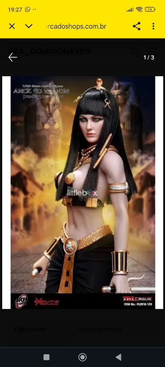 Figura de Ação Anck Su Namun:Princess of Egypt phicem tbleague 1/6 - Foto 2