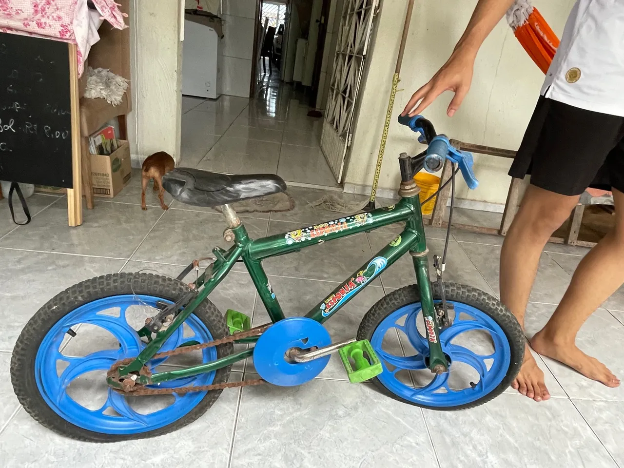 Bicicleta Infantil Bob Esponja