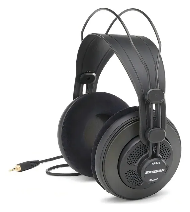 Fone De Ouvido Samson Sr850 Studio O&m Cor Preto