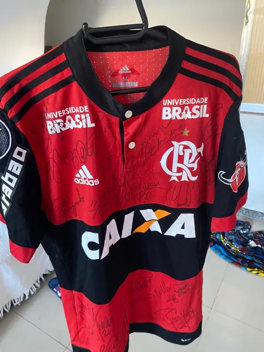 Camisa Flamengo autografada