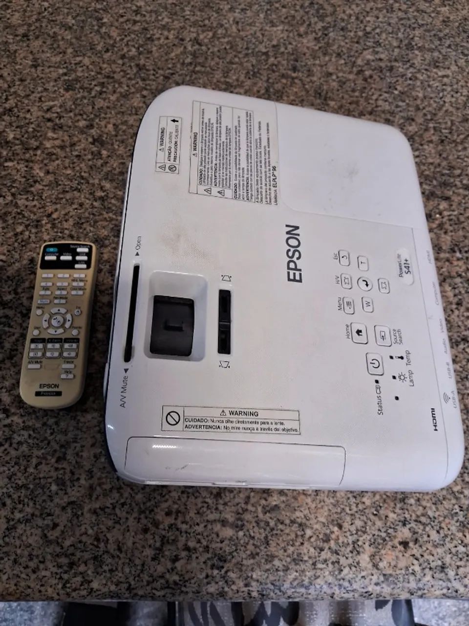 Projetor Epson Powerlite S41+ 3lcd 800x600 3300 Lumens C/ Nf (Usado) - Foto 3