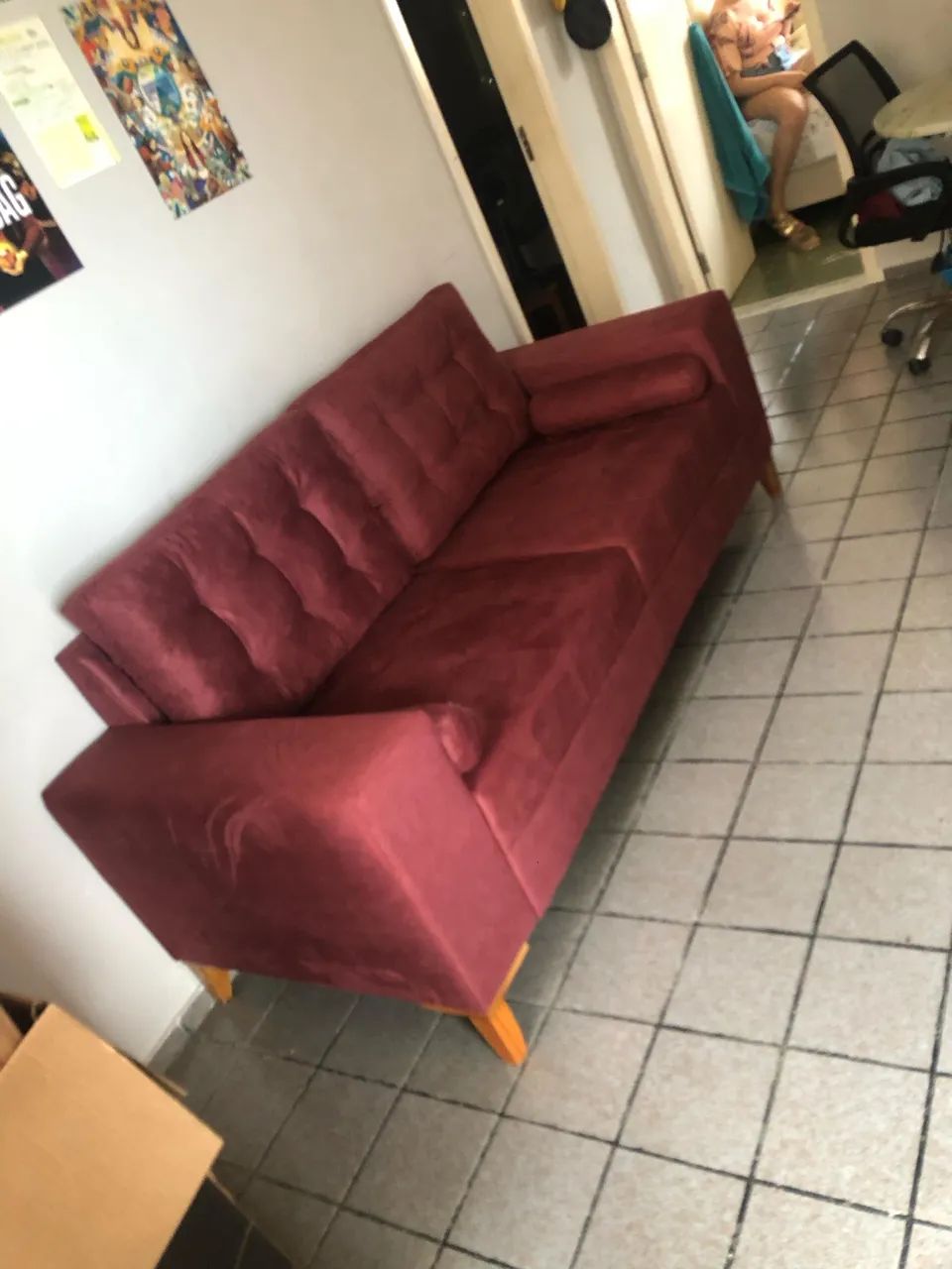SOFÁ RETRÔ PRONTA ENTREGA