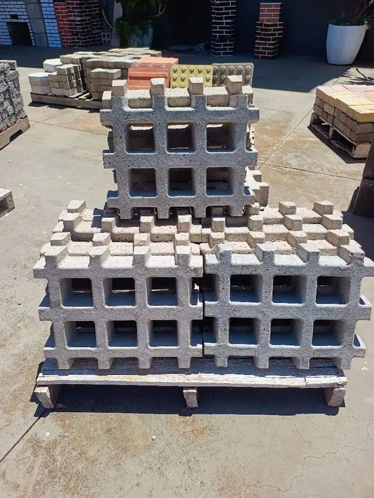 Blocos de Concreto Hexagonais para Jardim - Foto 3